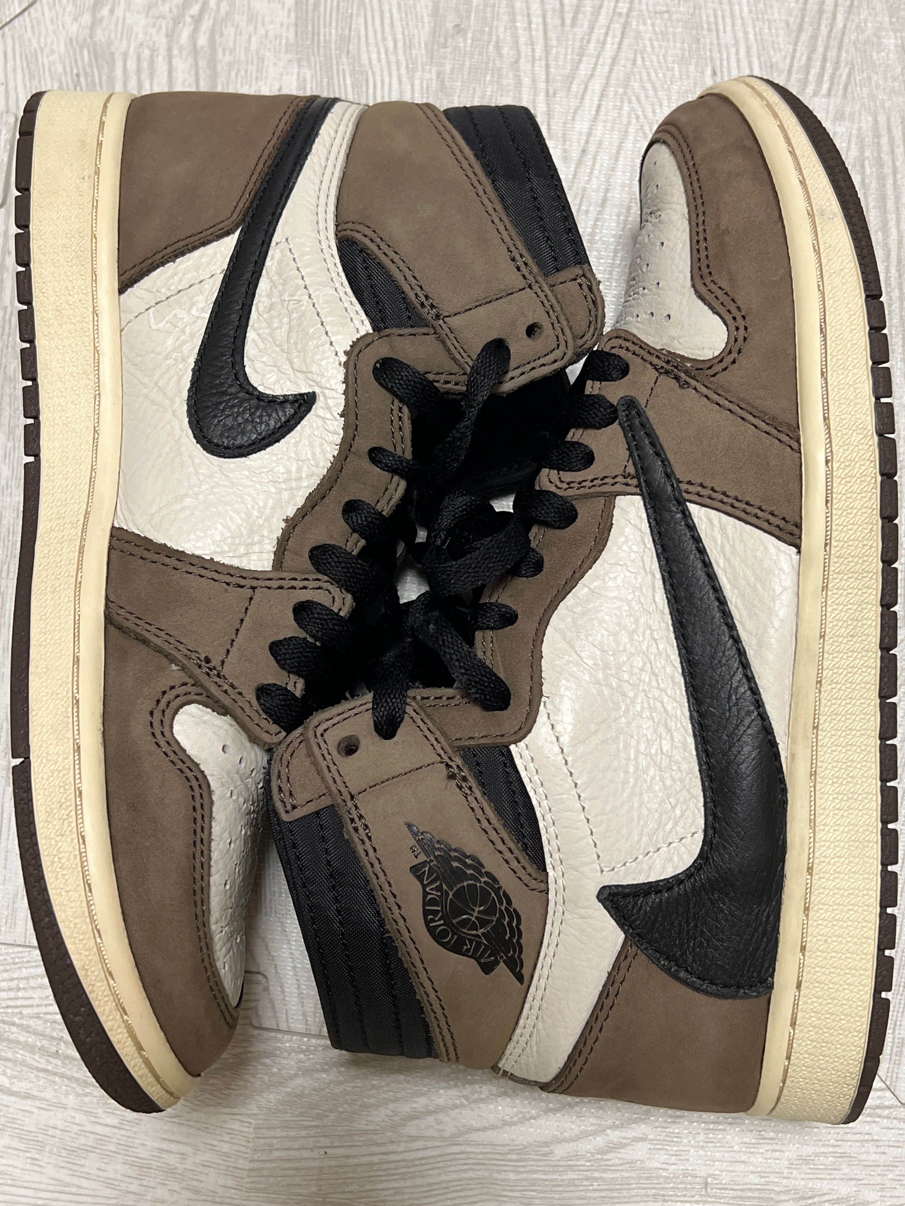 Travis Scott × Nike Air Jordan 1 Retro High OG TS SP "Sail/Dark Mocha"