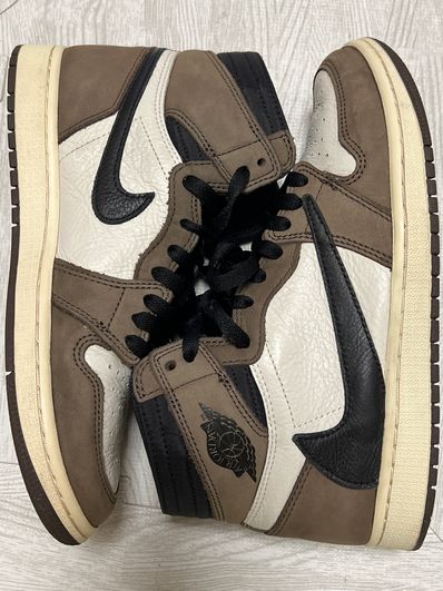 Travis Scott × Nike Air Jordan 1 Retro High OG TS SP "Sail/Dark Mocha"