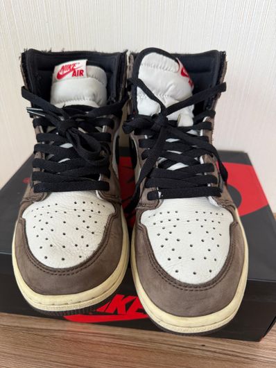 Travis Scott × Nike Air Jordan 1 Retro High OG TS SP "Sail/Dark Mocha"
