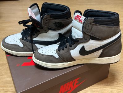 Travis Scott × Nike Air Jordan 1 Retro High OG TS SP "Sail/Dark Mocha"