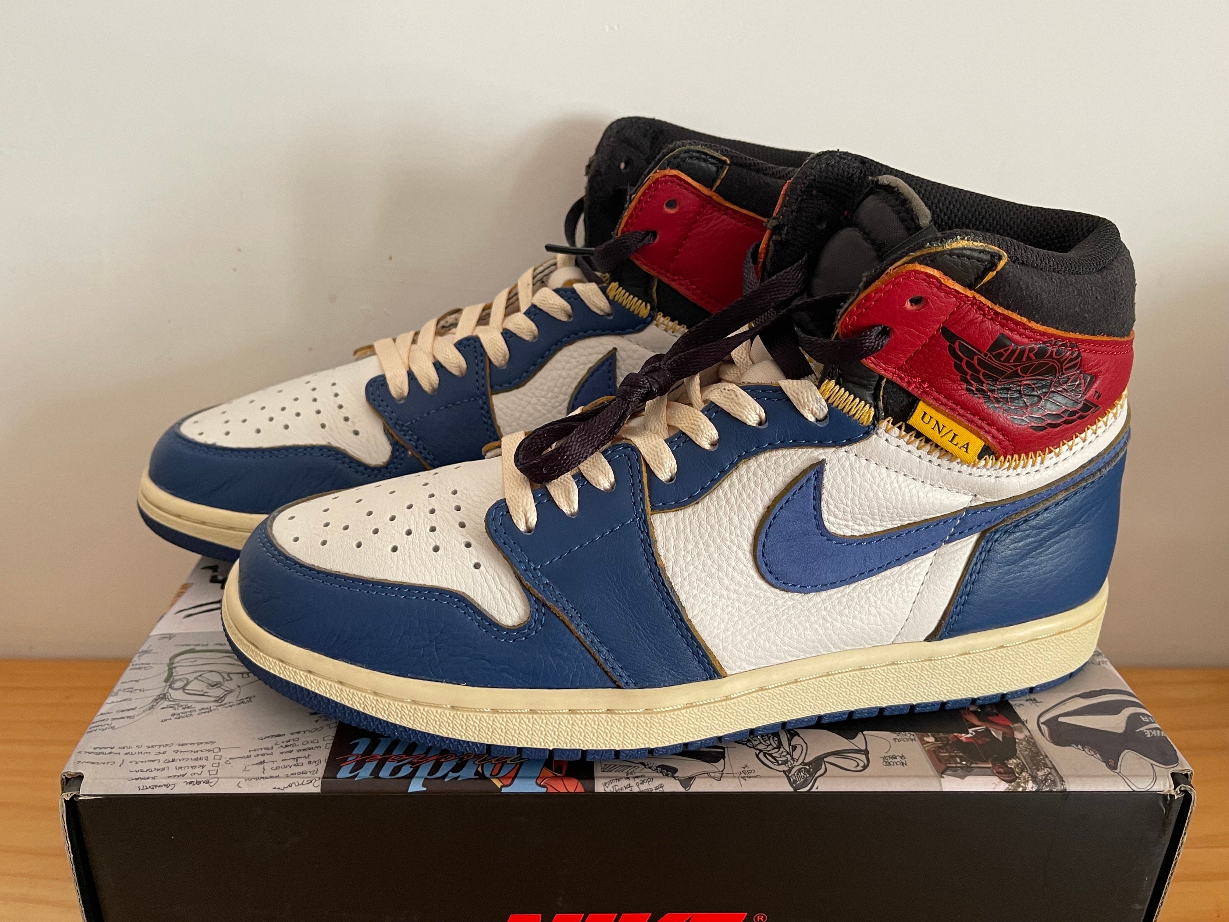 Union × Nike Air Jordan 1 Retro High OG NRG "Storm Blue/Varsity Red"
