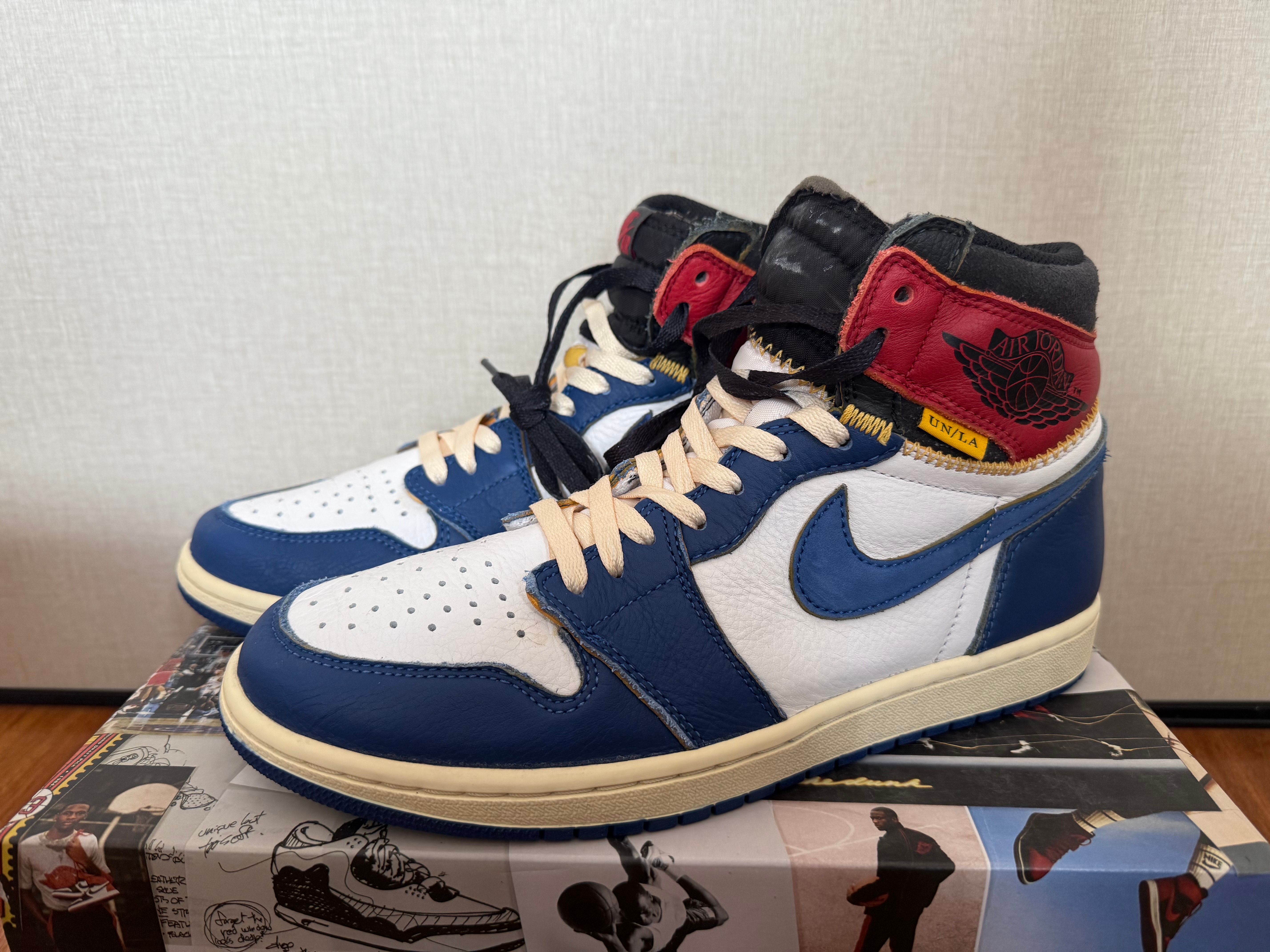 Union × Nike Air Jordan 1 Retro High OG NRG "Storm Blue/Varsity Red"