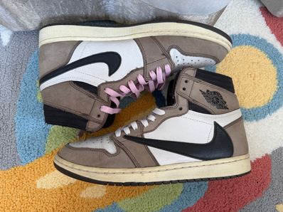 Travis Scott × Nike Air Jordan 1 Retro High OG TS SP "Sail/Dark Mocha"