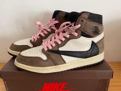 Travis Scott × Nike Air Jordan 1 Retro High OG TS SP "Sail/Dark Mocha"
