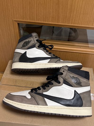 Travis Scott × Nike Air Jordan 1 Retro High OG TS SP "Sail/Dark Mocha"