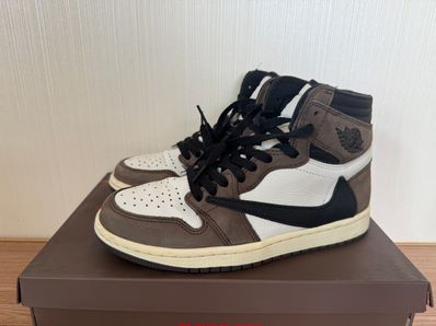 Travis Scott × Nike Air Jordan 1 Retro High OG TS SP "Sail/Dark Mocha"