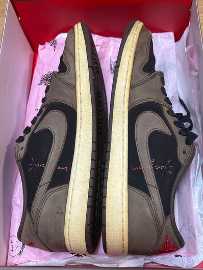 Travis Scott × Nike Air Jordan 1 Low OG SP-T "Black/Dark Mocha"
