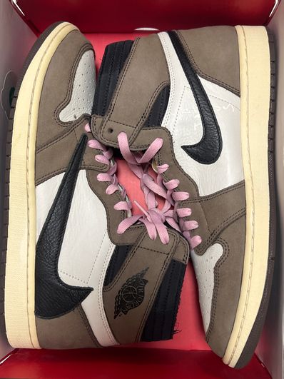 Travis Scott × Nike Air Jordan 1 Retro High OG TS SP "Sail/Dark Mocha"