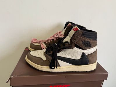 Travis Scott × Nike Air Jordan 1 Retro High OG TS SP "Sail/Dark Mocha"