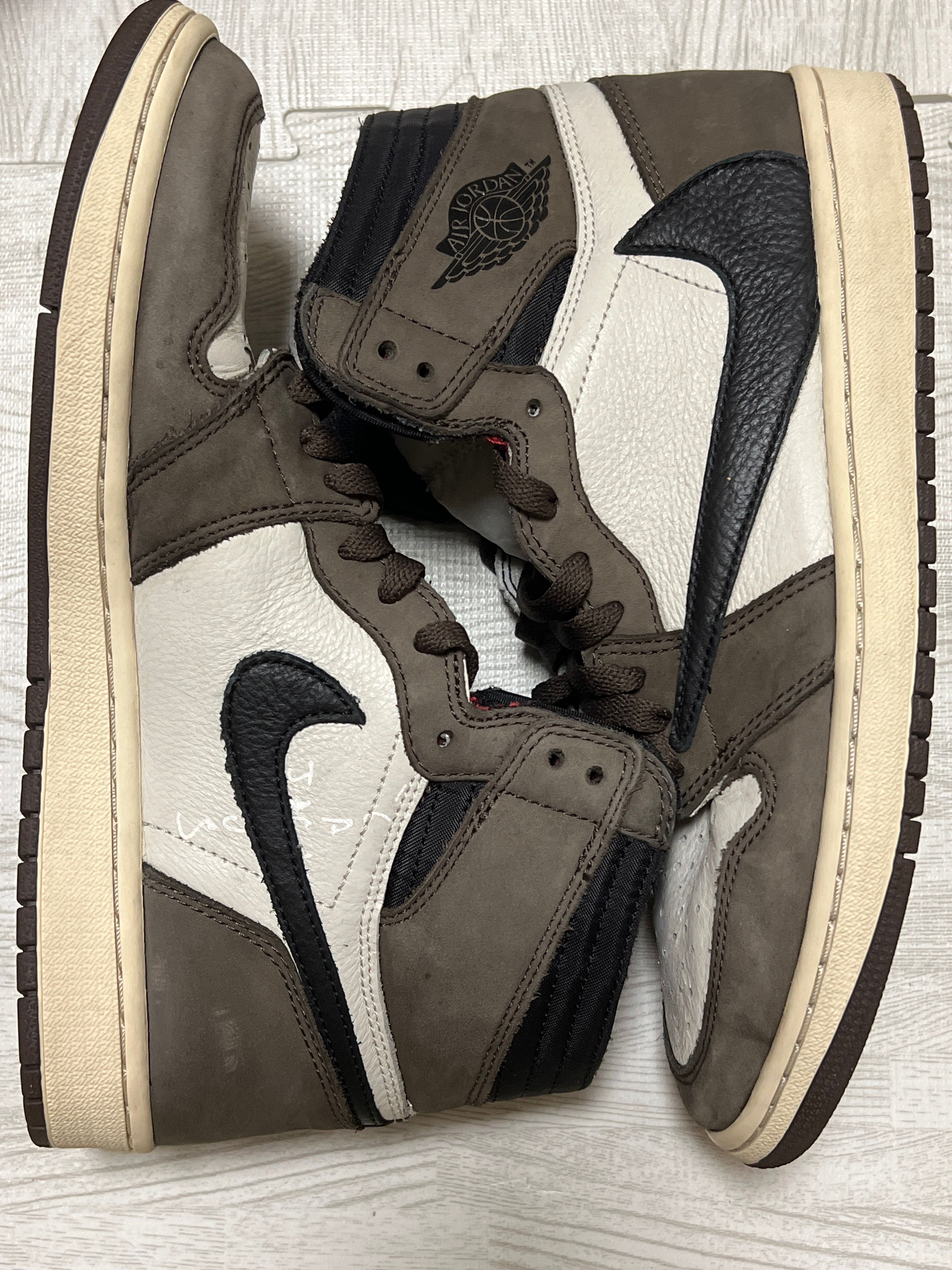 Travis Scott × Nike Air Jordan 1 Retro High OG TS SP "Sail/Dark Mocha"