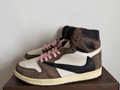 Travis Scott × Nike Air Jordan 1 Retro High OG TS SP "Sail/Dark Mocha"