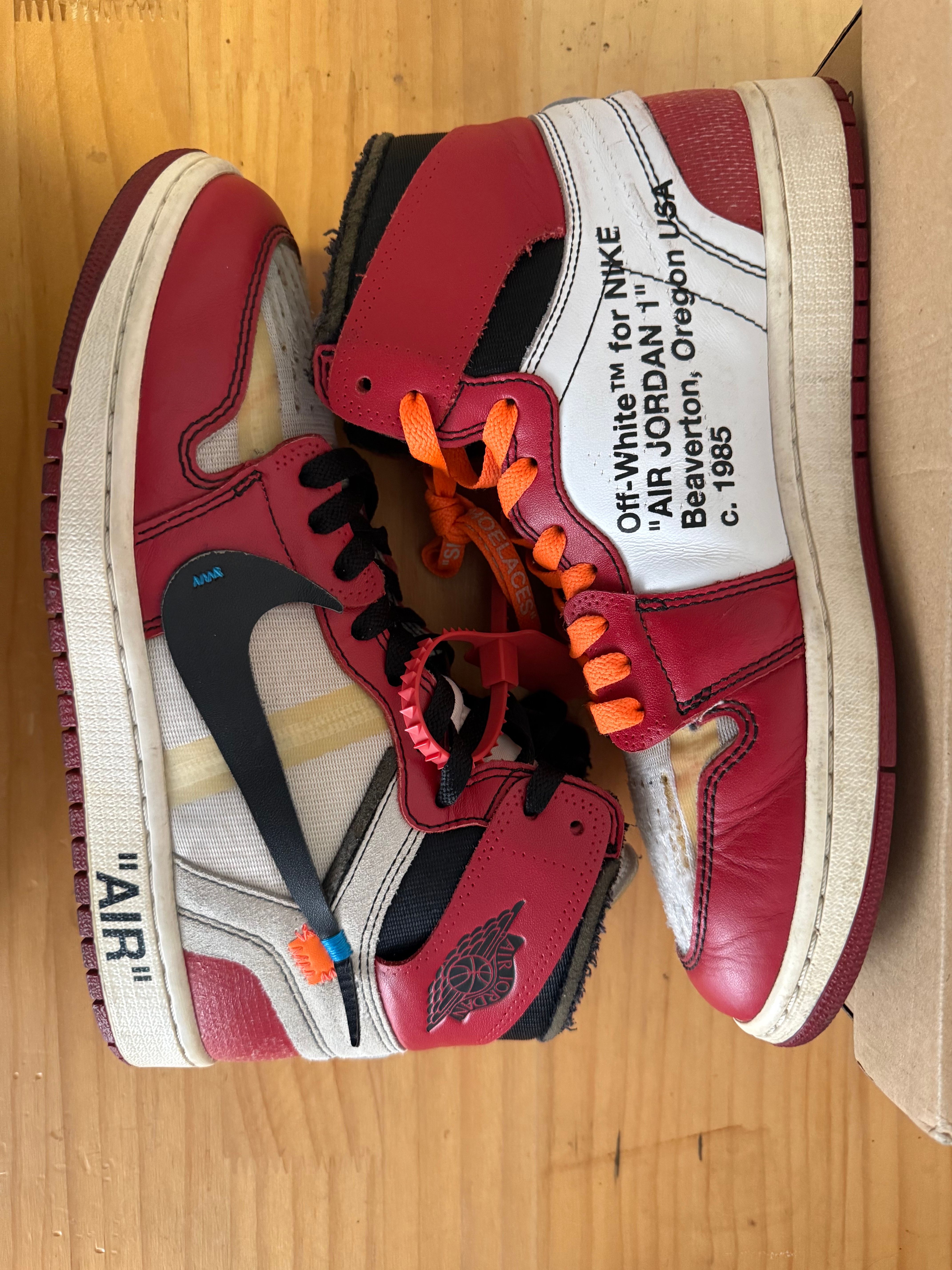 Off-White × Nike Air Jordan 1 Retro High The Ten "Chicago"