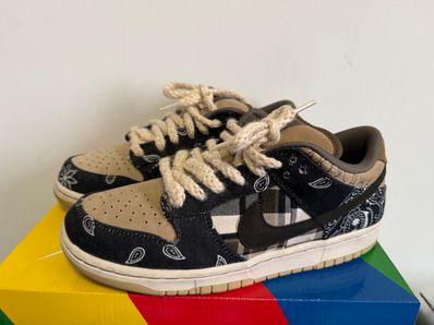 Travis Scott × Nike SB Dunk Low "Black/Parachute Beige"