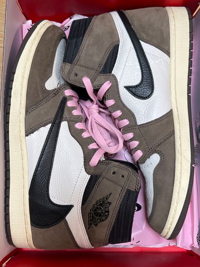 Travis Scott × Nike Air Jordan 1 Retro High OG TS SP "Sail/Dark Mocha"