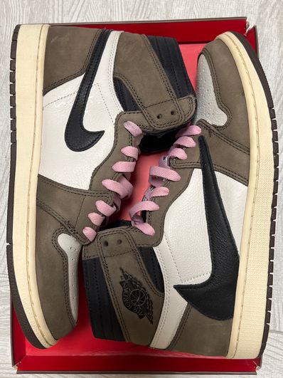 Travis Scott × Nike Air Jordan 1 Retro High OG TS SP "Sail/Dark Mocha"