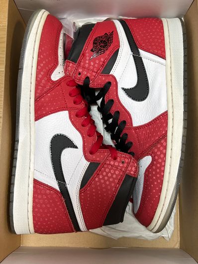 Spiderman × Nike Air Jordan 1 Origin Story "Gym Red/White/Photo Blue/Black"