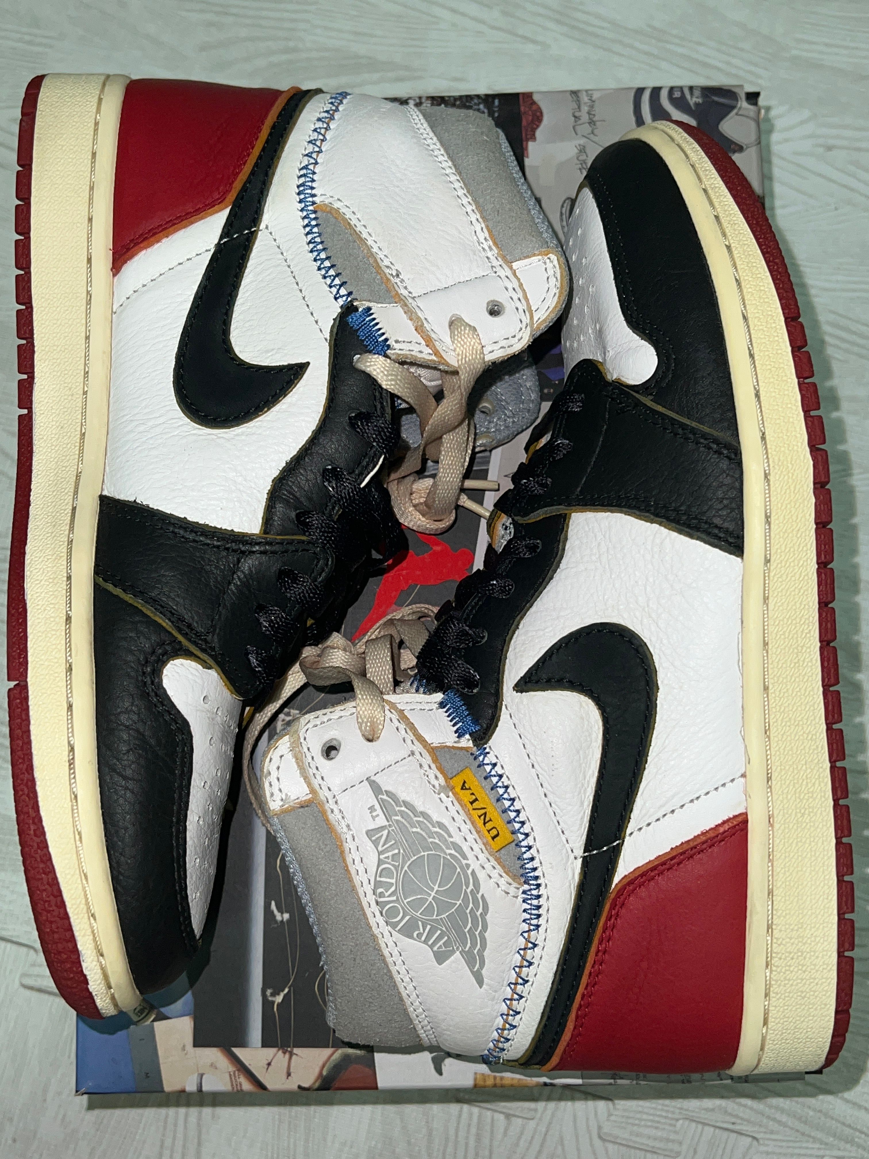 UNION × Nike Air Jordan 1 Retro High OG NRG "Varsity Red/Wolf Grey"