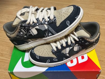 Travis Scott × Nike SB Dunk Low "Black/Parachute Beige"