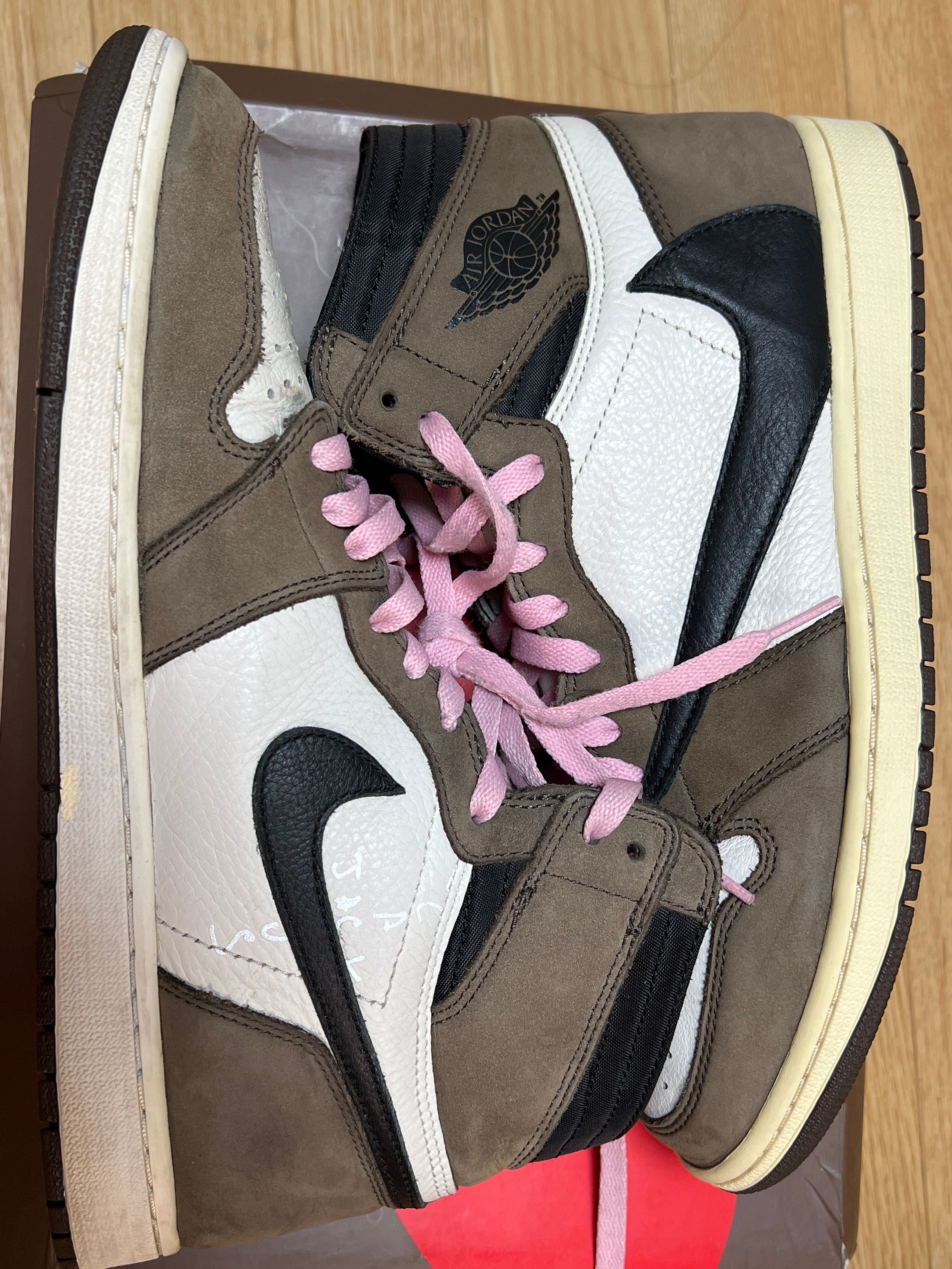 Travis Scott × Nike Air Jordan 1 Retro High OG TS SP "Sail/Dark Mocha"