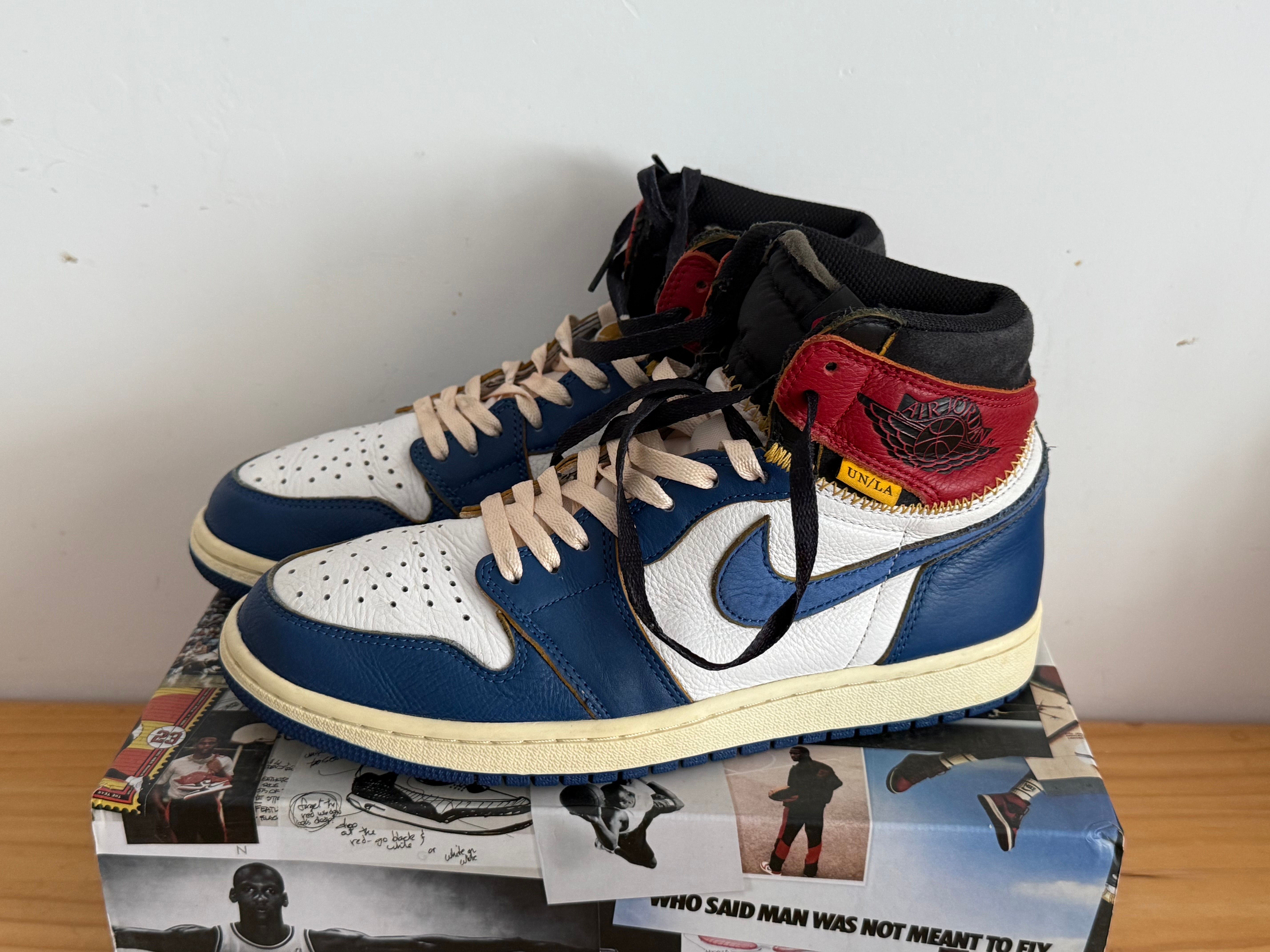 Union × Nike Air Jordan 1 Retro High OG NRG "Storm Blue/Varsity Red"