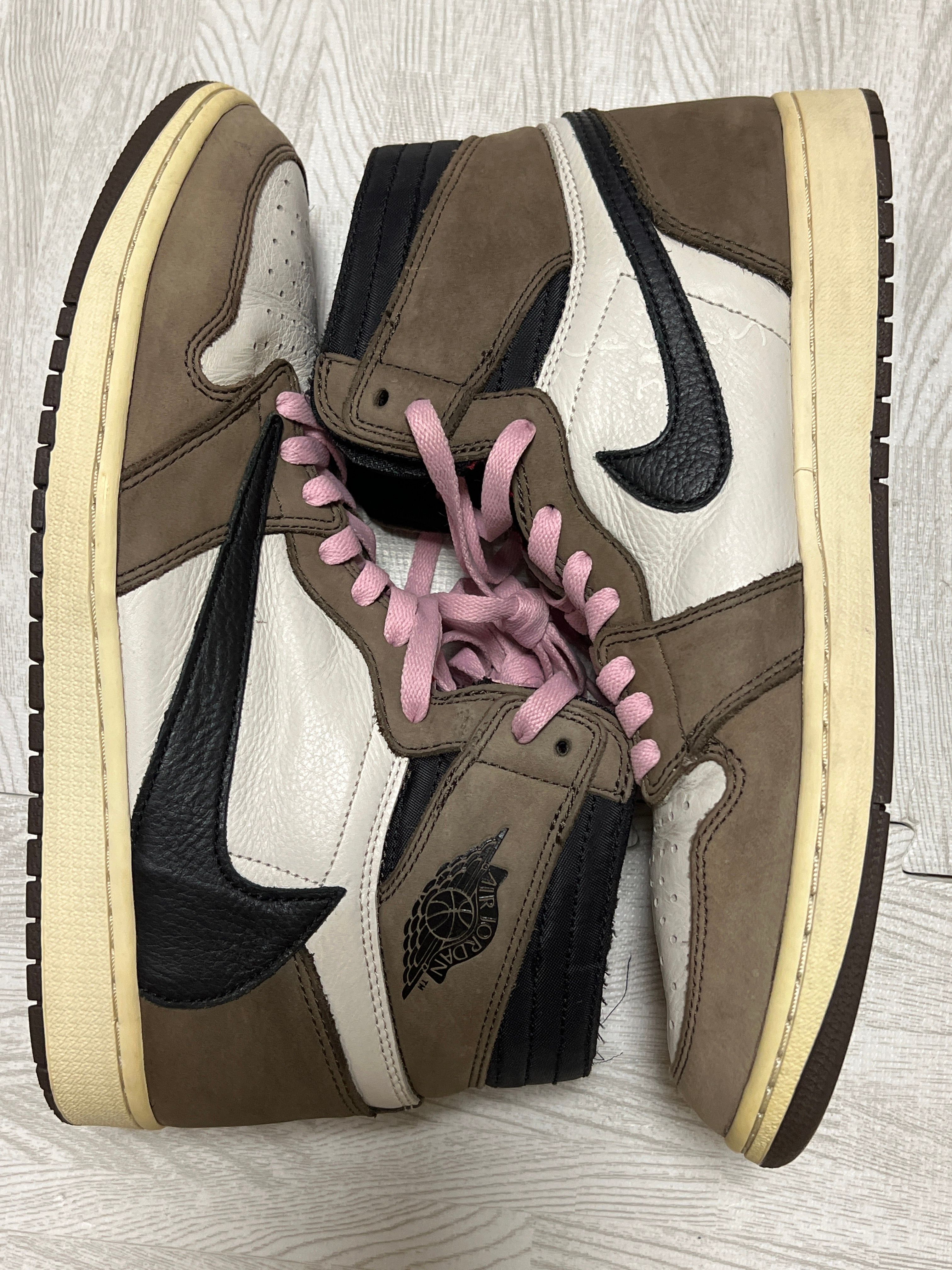 Travis Scott × Nike Air Jordan 1 Retro High OG TS SP "Sail/Dark Mocha"