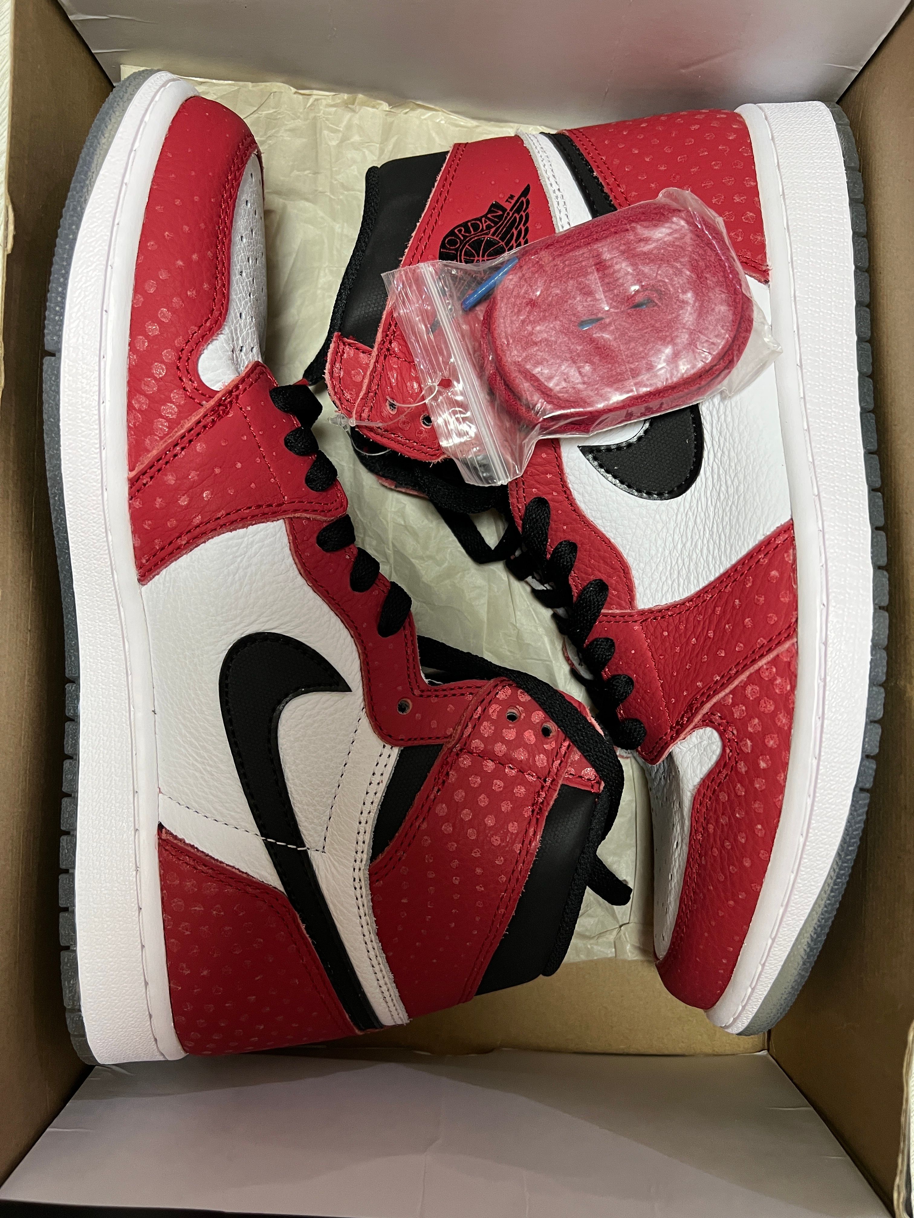 Spiderman × Nike Air Jordan 1 Origin Story "Gym Red/White/Photo Blue/Black"
