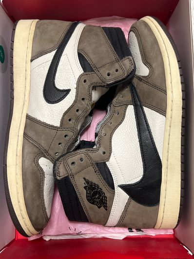 Travis Scott × Nike Air Jordan 1 Retro High OG TS SP "Sail/Dark Mocha"