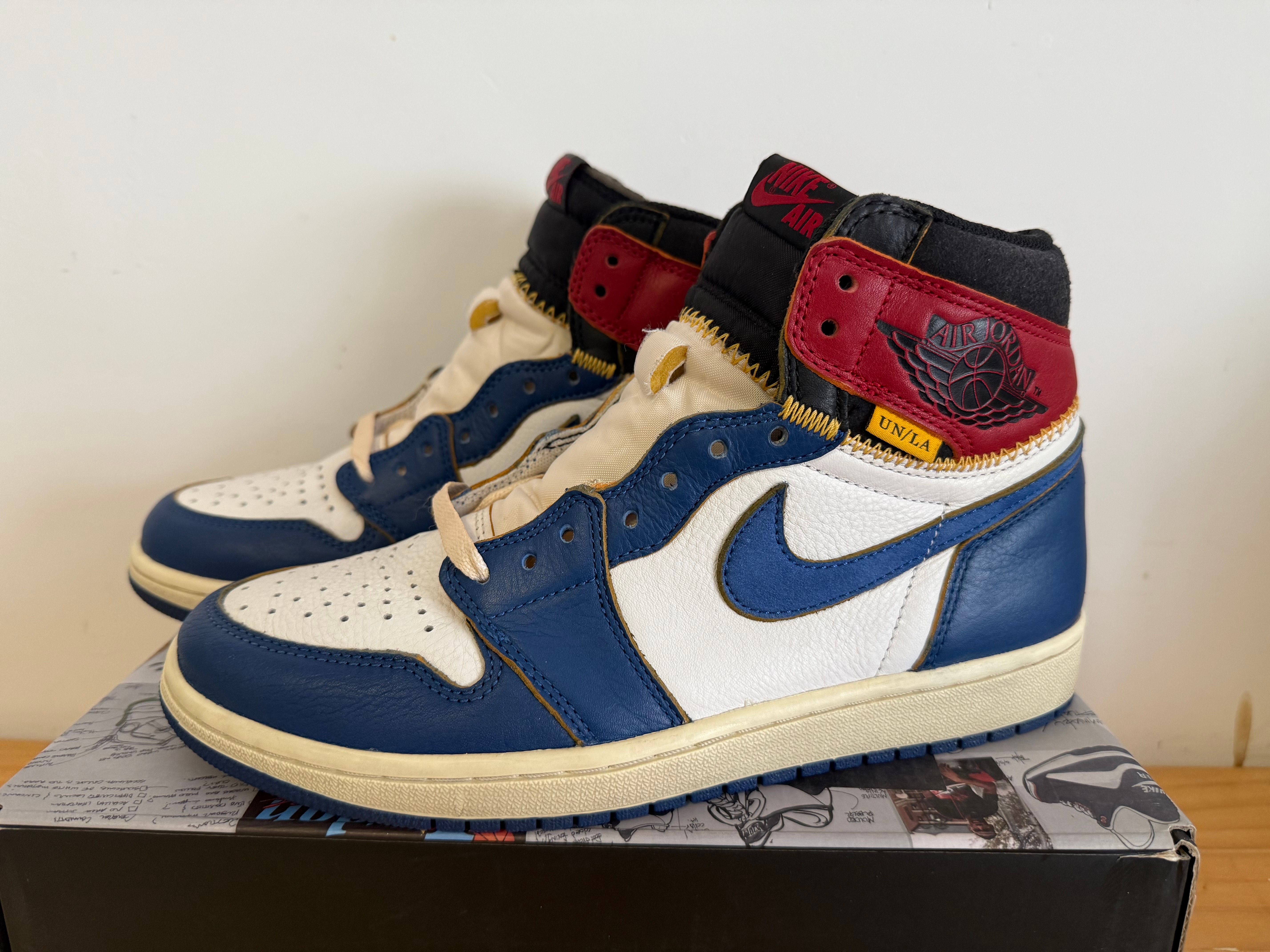 Union × Nike Air Jordan 1 Retro High OG NRG "Storm Blue/Varsity Red"