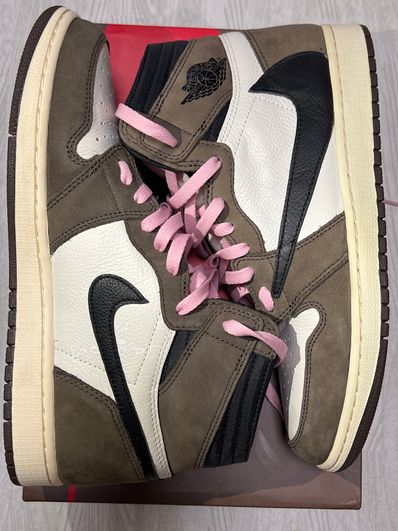 Travis Scott × Nike Air Jordan 1 Retro High OG TS SP "Sail/Dark Mocha"