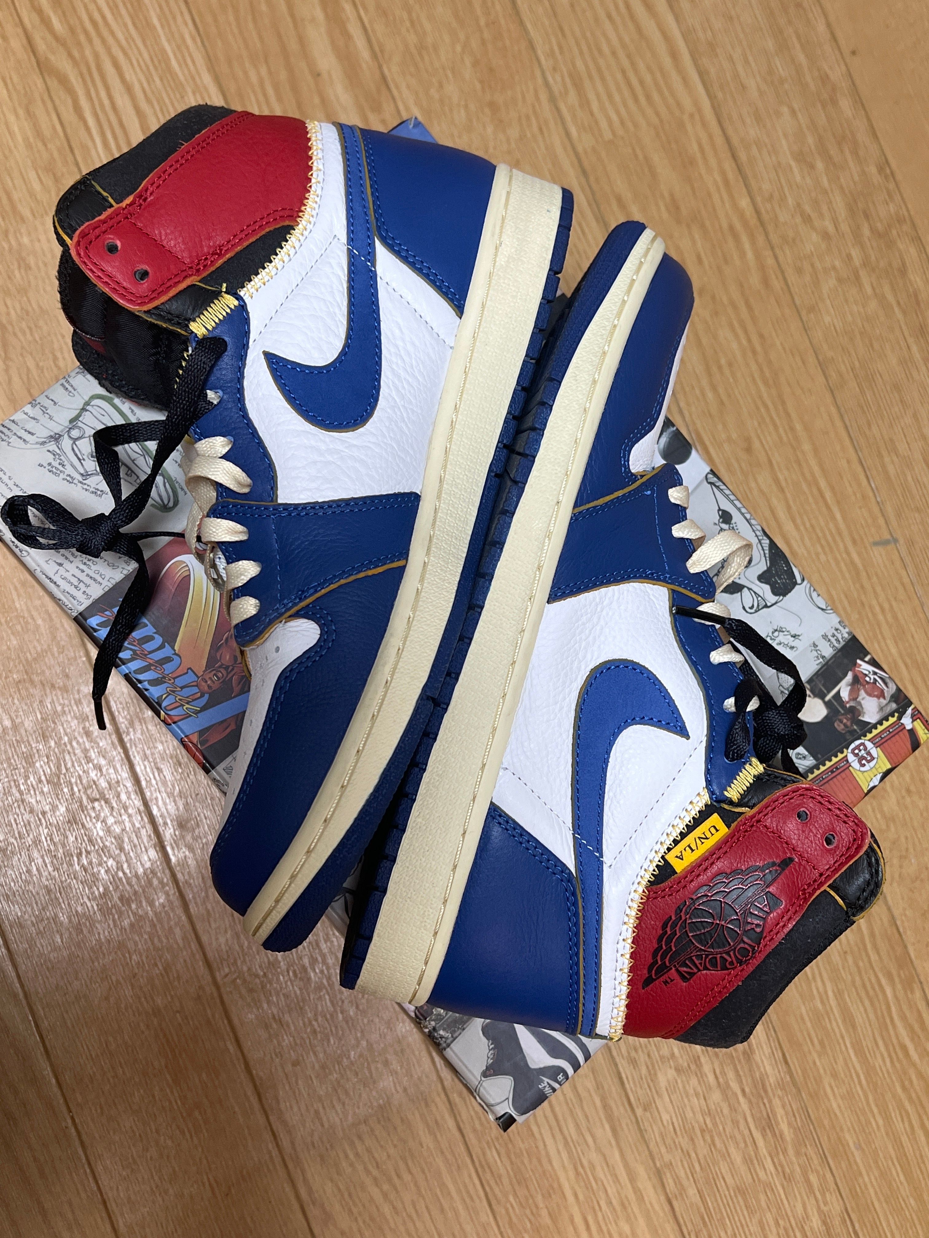 Union × Nike Air Jordan 1 Retro High OG NRG "Storm Blue/Varsity Red"