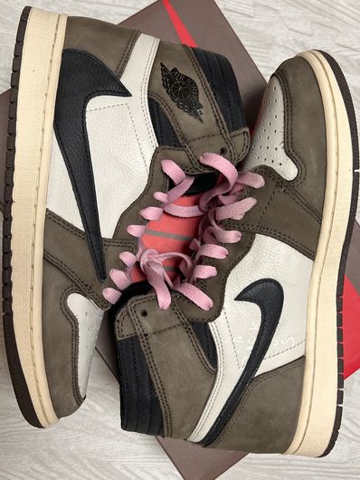 Travis Scott × Nike Air Jordan 1 Retro High OG TS SP "Sail/Dark Mocha"