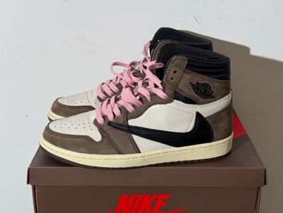 Travis Scott × Nike Air Jordan 1 Retro High OG TS SP "Sail/Dark Mocha"