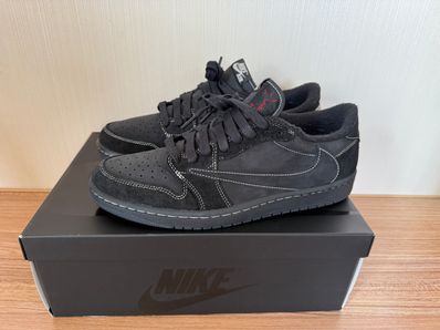 Travis Scott × Nike Air Jordan 1 Low OG SP "Black Phantom"