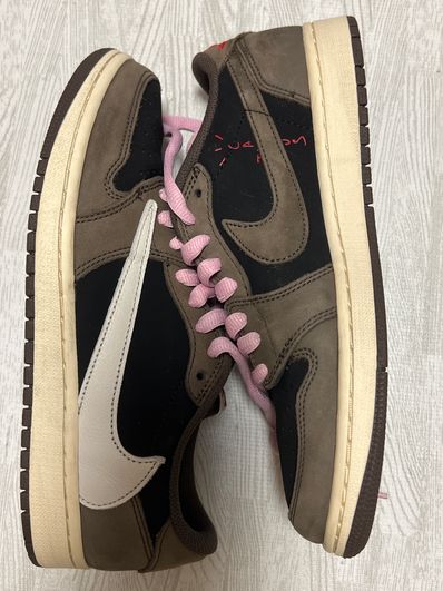 Travis Scott × Nike Air Jordan 1 Low OG SP-T "Black/Dark Mocha"