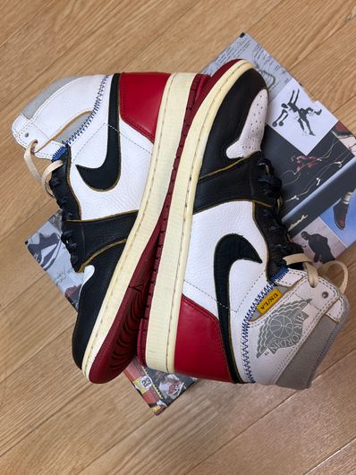 UNION × Nike Air Jordan 1 Retro High OG NRG "Varsity Red/Wolf Grey"