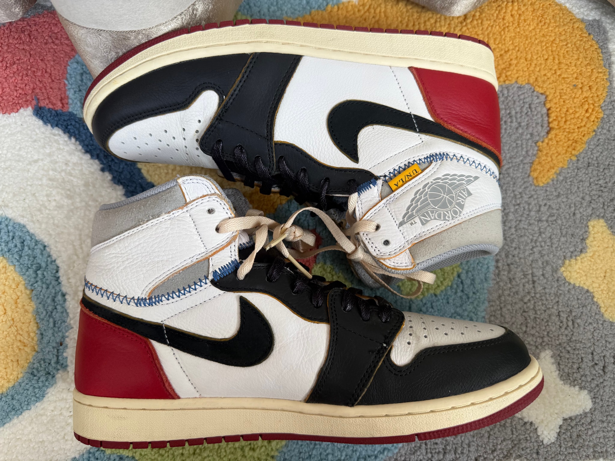 UNION × Nike Air Jordan 1 Retro High OG NRG "Varsity Red/Wolf Grey"