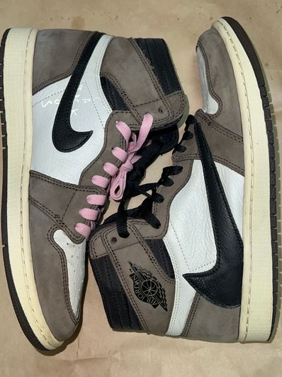 Travis Scott × Nike Air Jordan 1 Retro High OG TS SP "Sail/Dark Mocha"