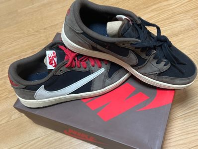 Travis Scott × Nike Air Jordan 1 Low OG SP-T "Black/Dark Mocha"