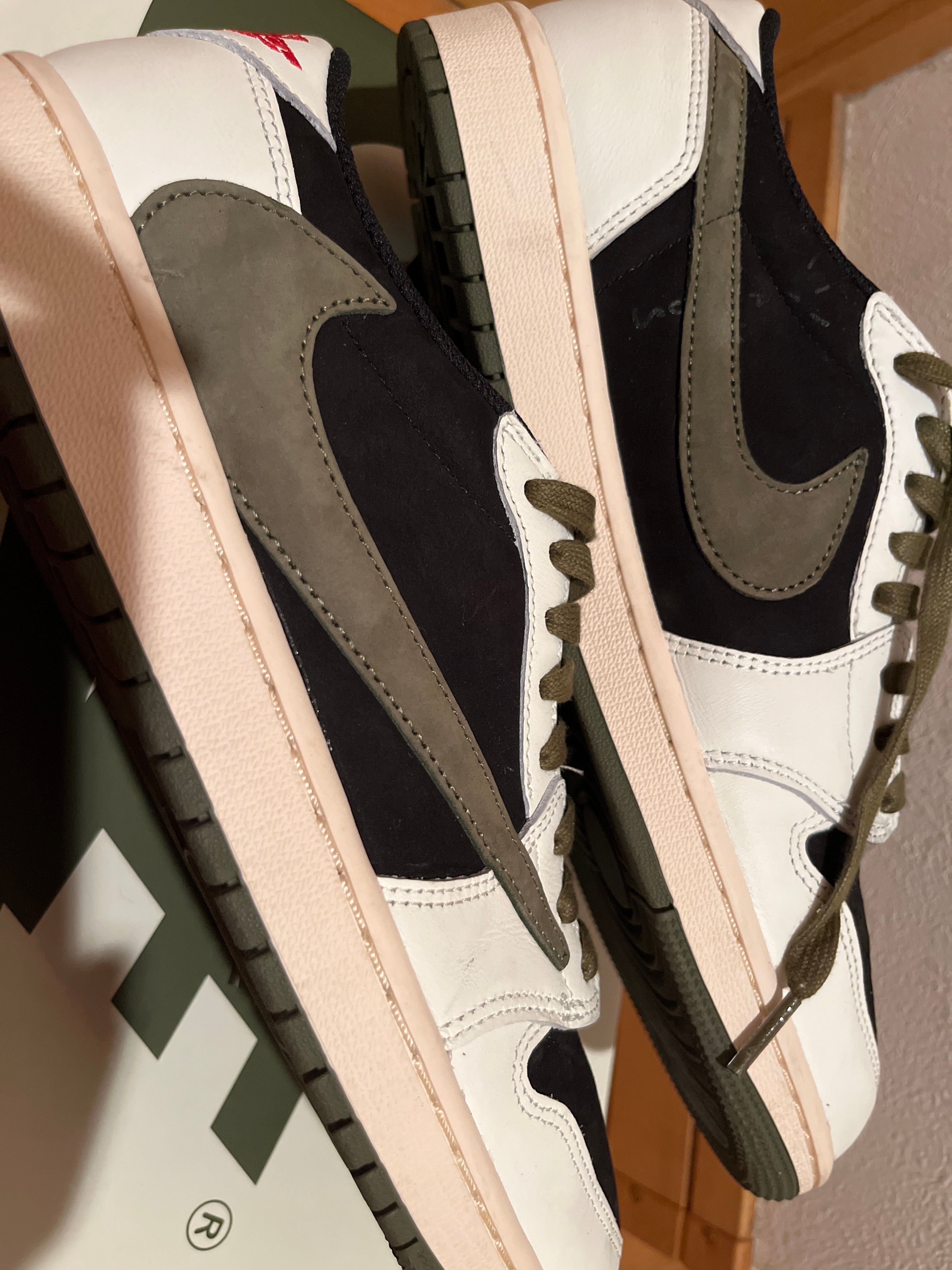 Travis Scott × Nike Women's Air Jordan 1 Low OG "Medium Olive"