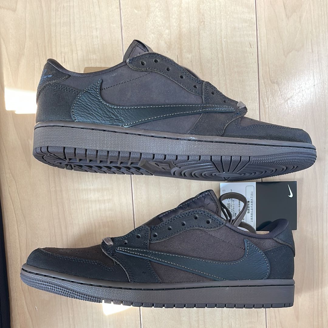 Travis Scott × Nike Air Jordan 1 Low OG SP "Velvet Brown and Dark Mocha"