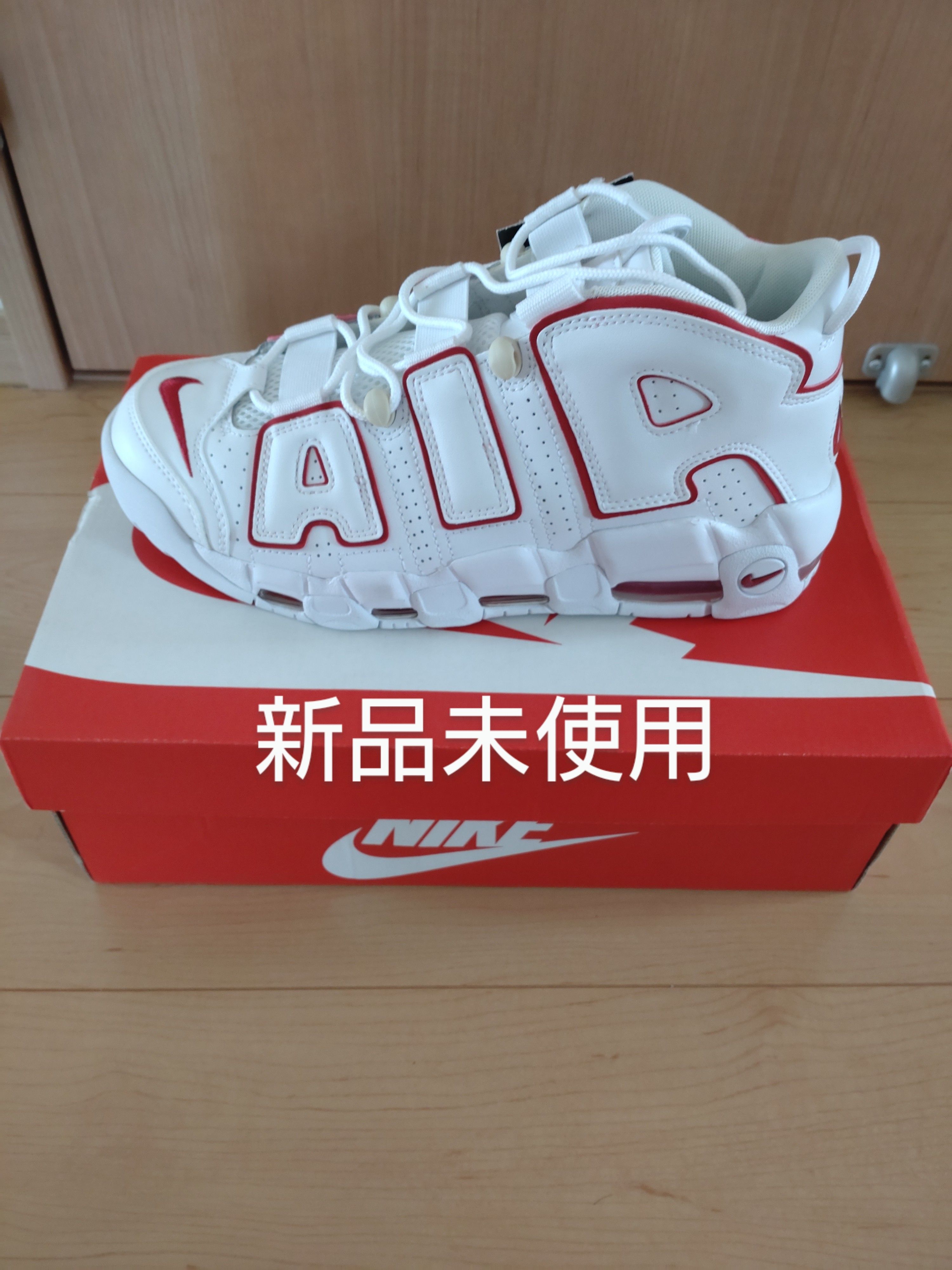 NIKE AIR MORE UPTEMPO "WHITE/VARSITY RED" (2021)
