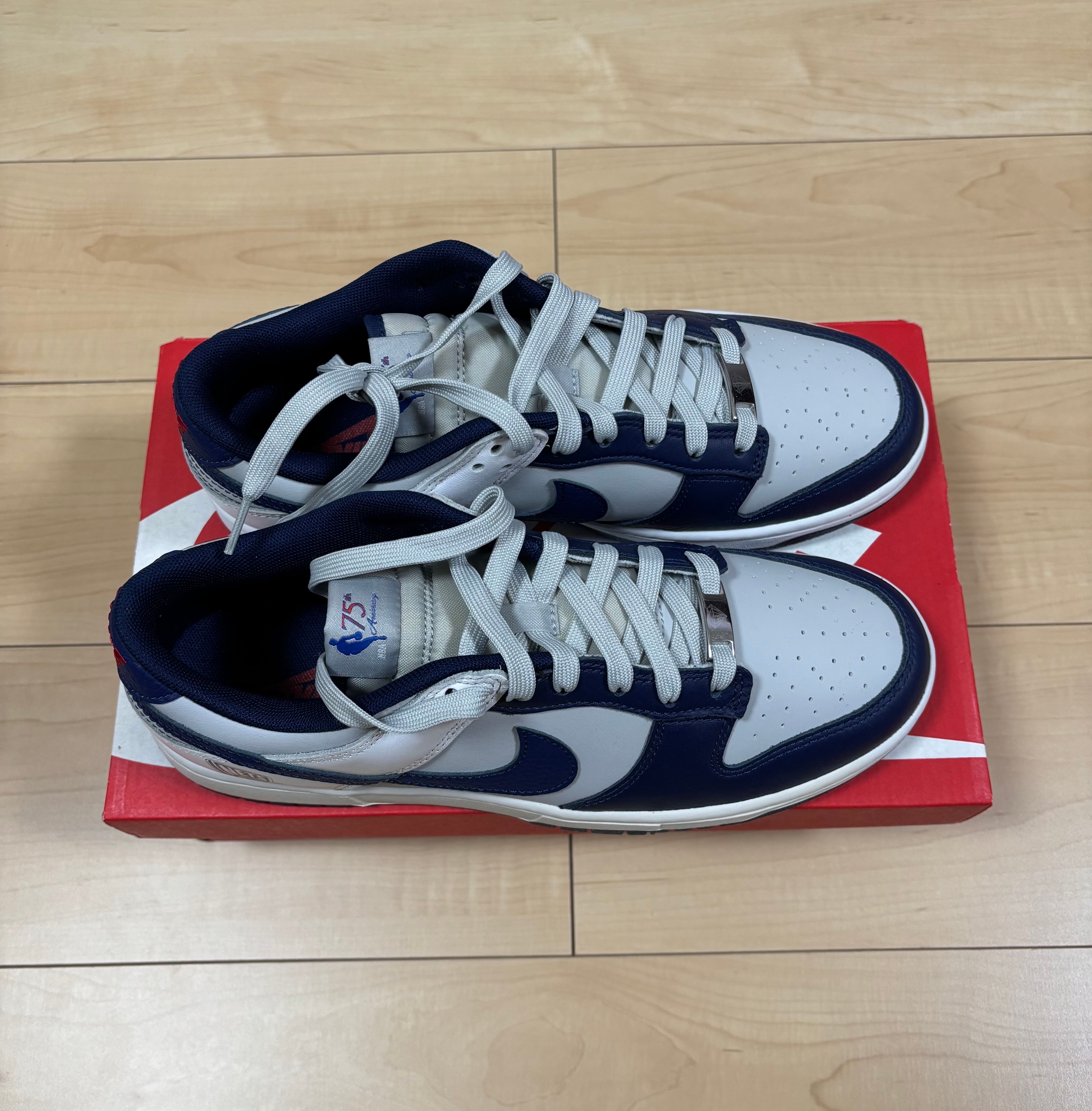 NBA × Nike Dunk Low EMB 75th Anniversary "Nets"