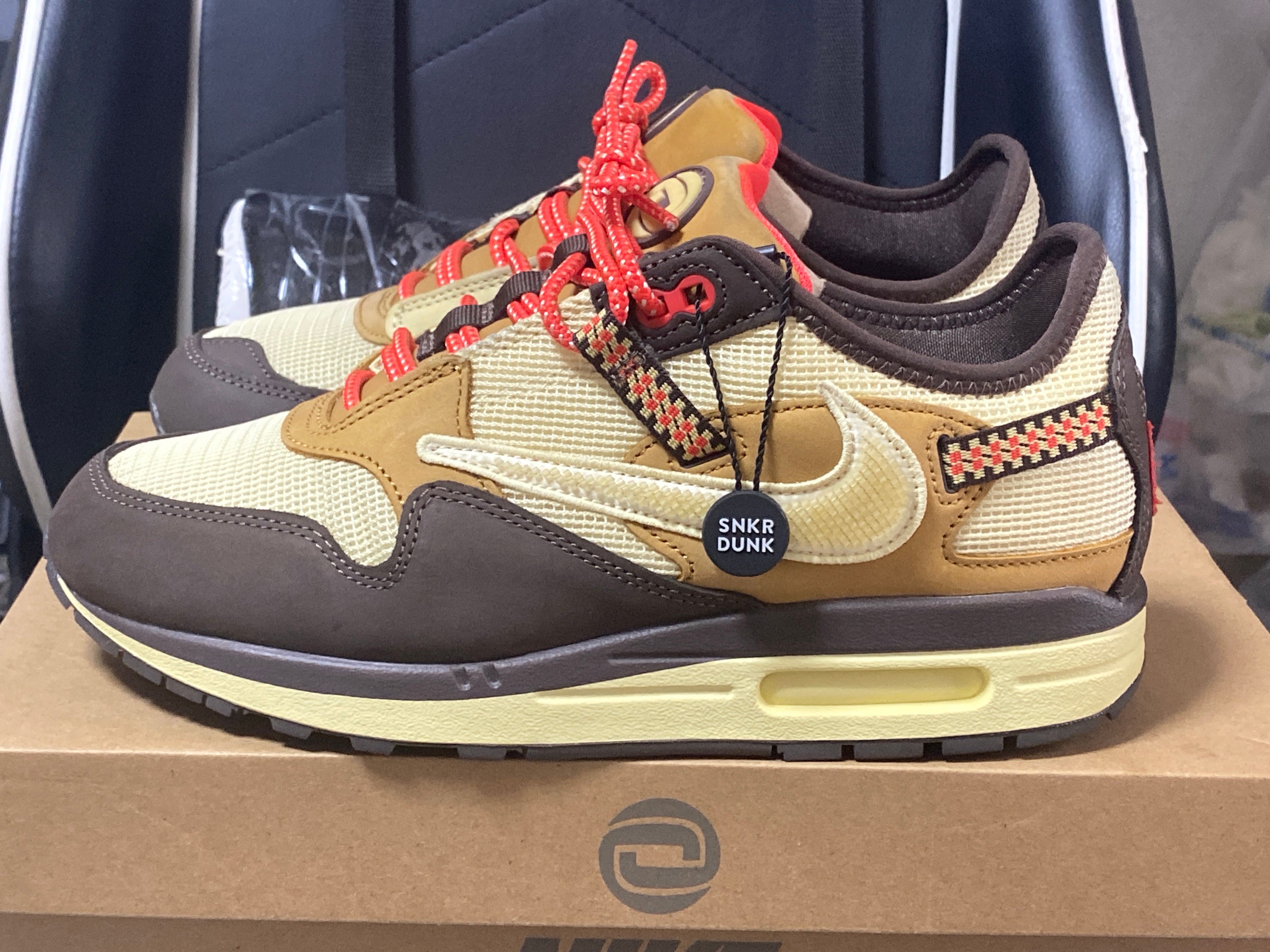 Travis Scott × Nike Air Max 1 "CACT.US Brown"