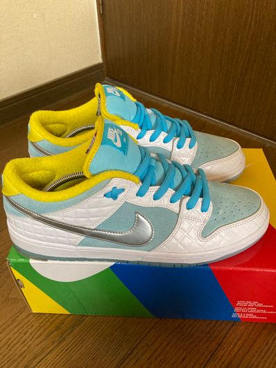 FTC × Nike SB Dunk Low "White/Blue"