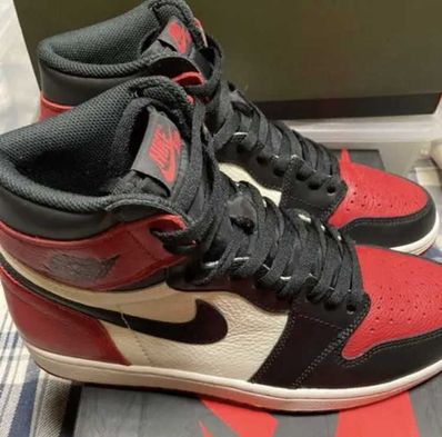 Nike Air Jordan 1 Retro High OG "Bred Toe"