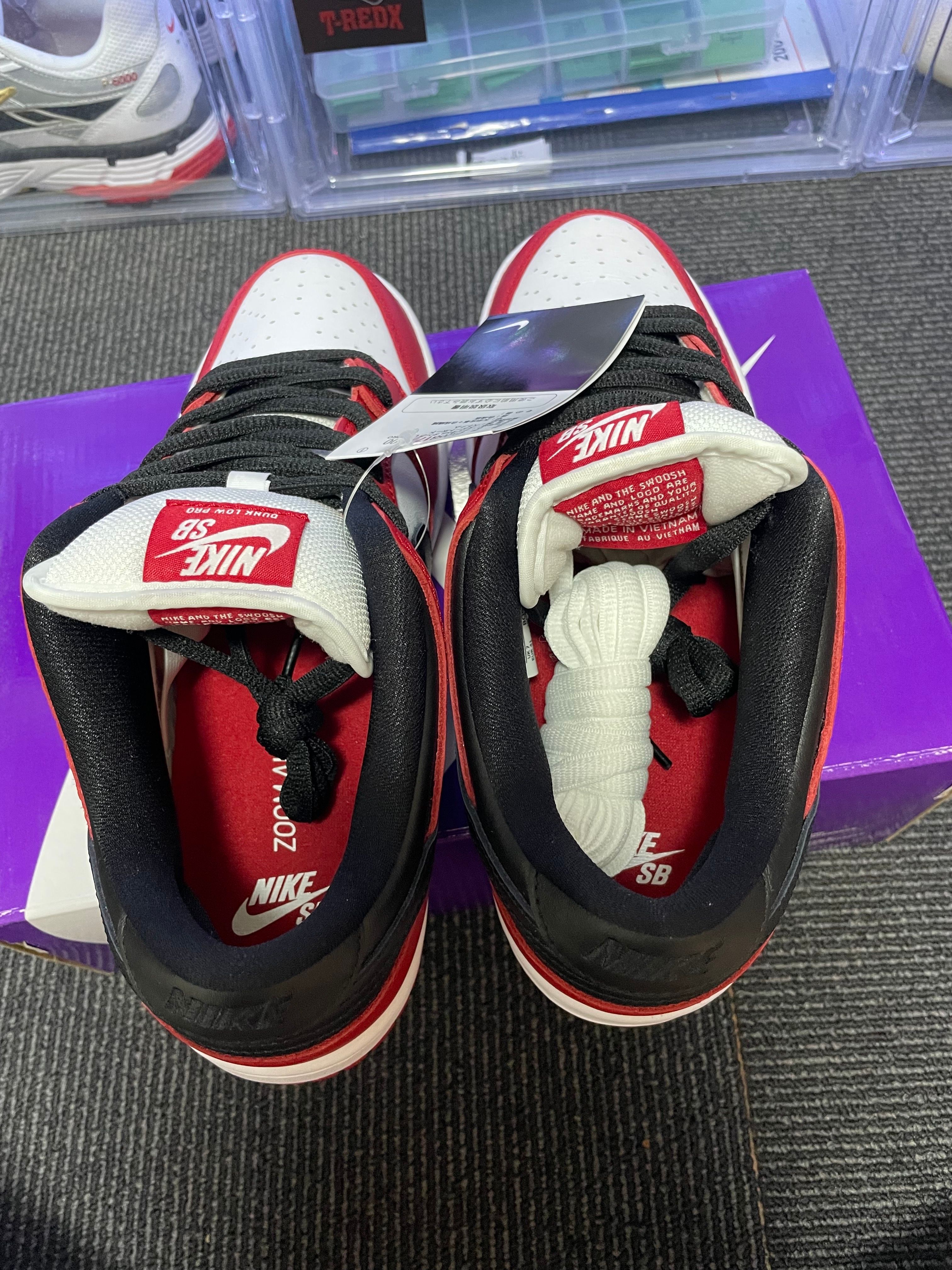 Nike SB Dunk Low Pro "J-Pack Chicago/Varsity Red and White"