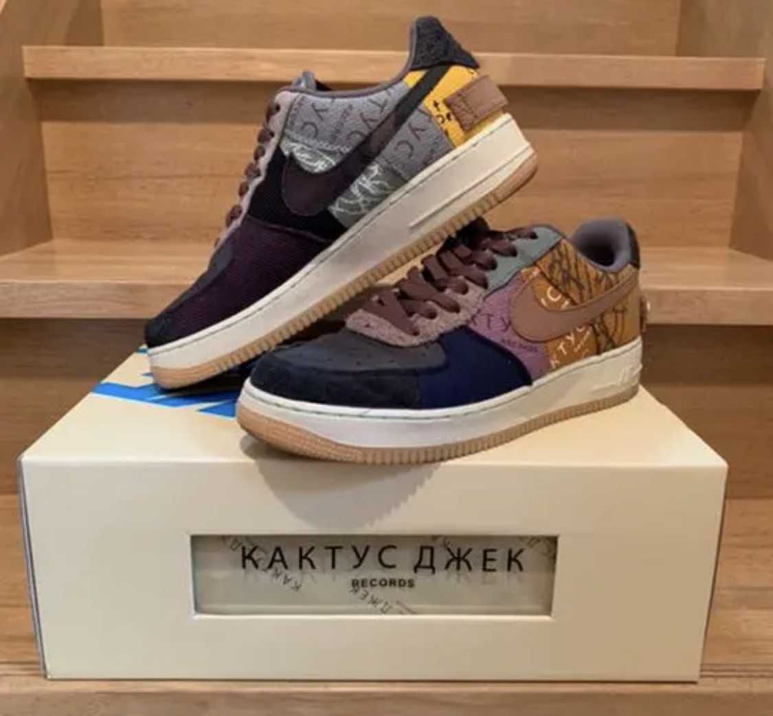 Travis Scott × Nike Air Force 1 Low Cactus Jack "Multi Color"