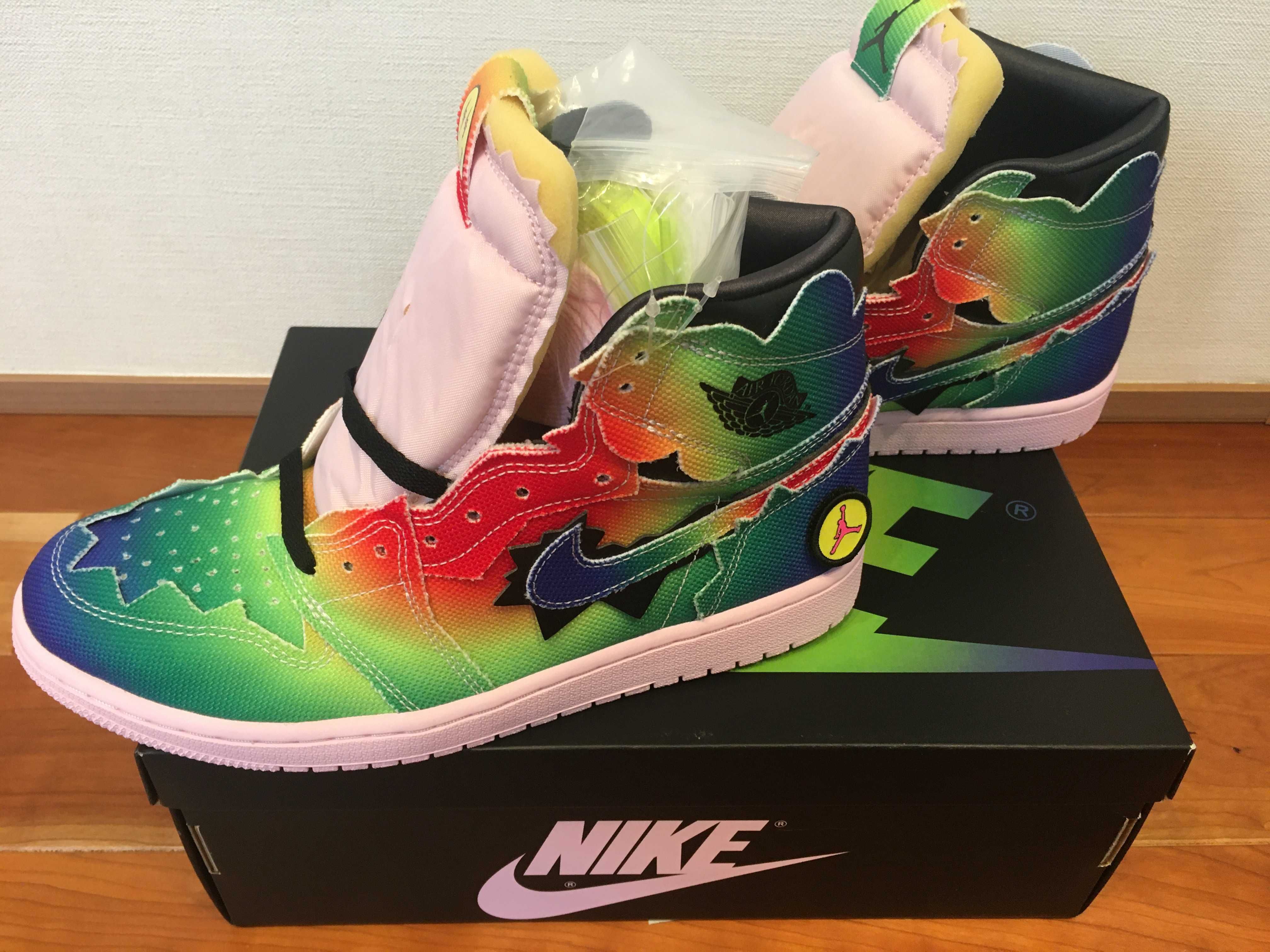 J Balvin × Nike Air Jordan 1 High OG "Rainbow"