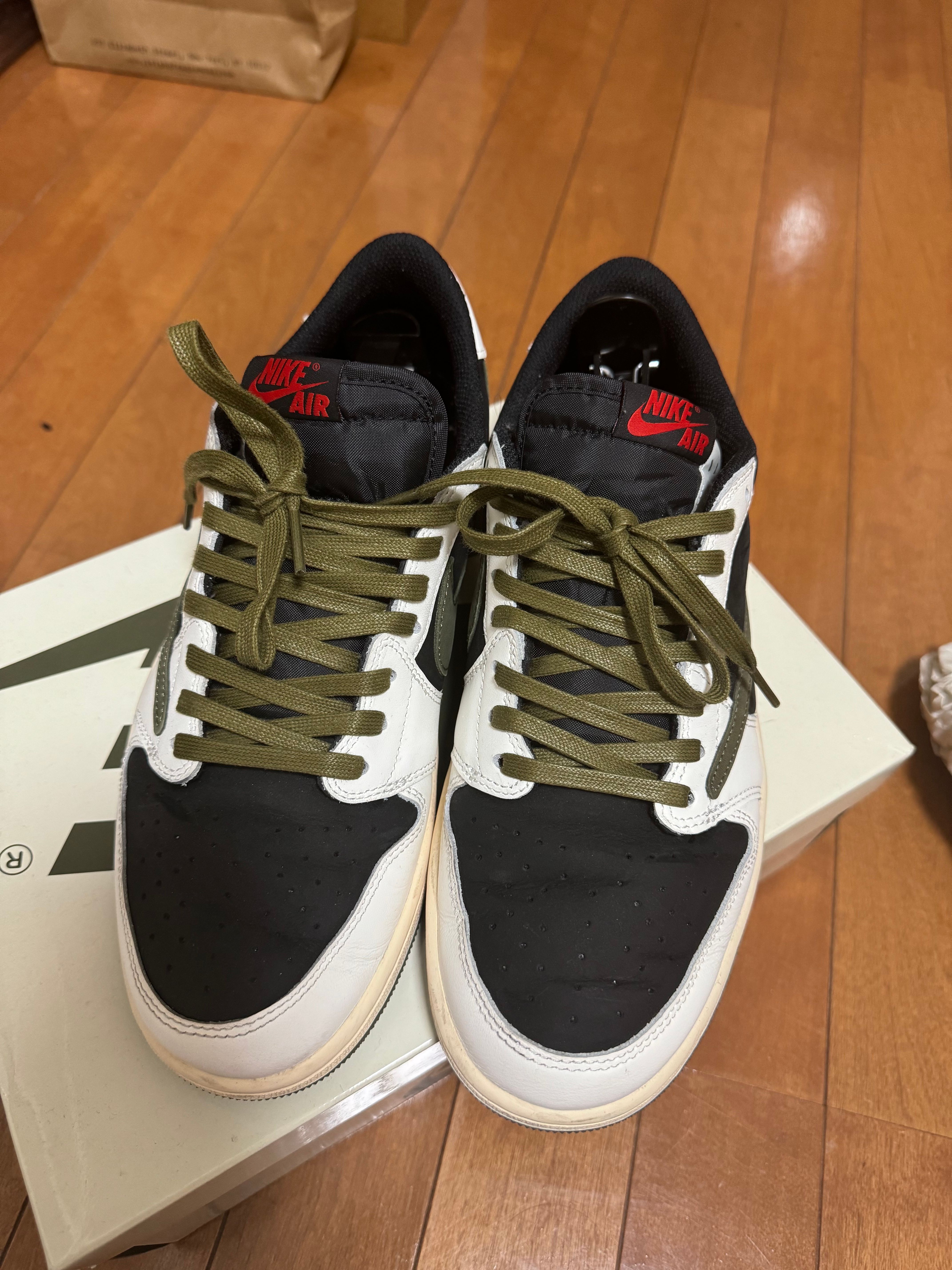 Travis Scott × Nike Women's Air Jordan 1 Low OG "Medium Olive"