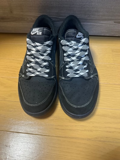 Travis Scott × Nike Air Jordan 1 Low OG SP "Black Phantom"